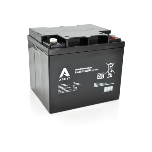 Батарея до ДБЖ AZBIST 12V 40 Ah Super GEL (ASGEL-12400M6)