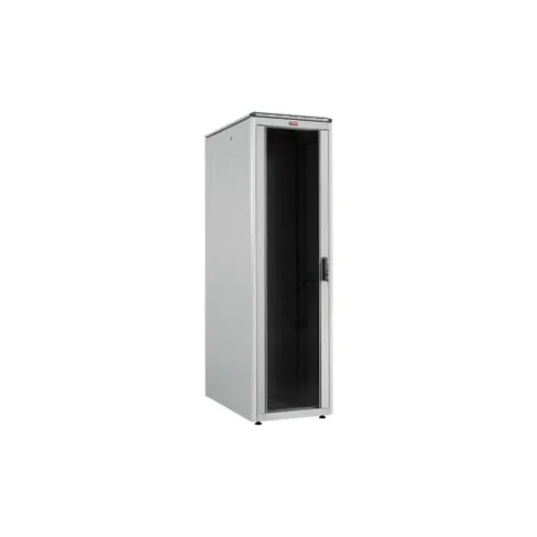 Шкаф напольный Lande DYNAmic Series 42U 600x1000, двери перф. 80%, RAL7035, Light Grey (LN-FS42U6010-LG-SSAA-E)