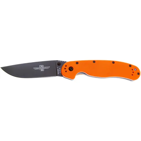 Нож Ontario Knife RAT I AUS-8 Orange, Black Blade (ON8846OR)