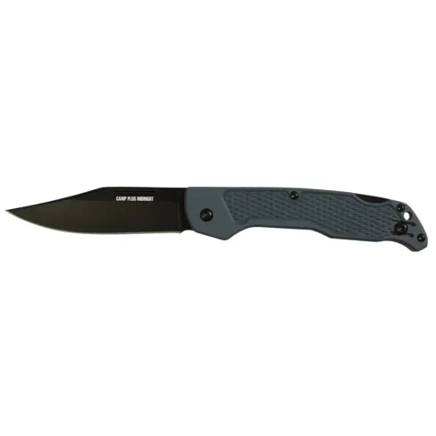Нож Ontario Knife Camp Plus EDC Midnight Grey (ON4315GREY)