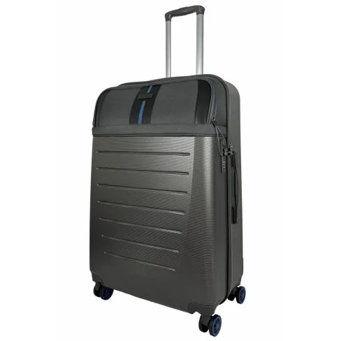 Валіза Semi Line 28" (L) Dark Brown/Blue Line (T5736-3) (DAS303805)