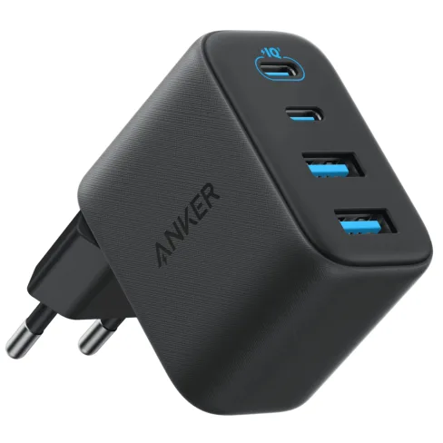 Зарядний пристрій Anker 2xUSB-C + 2xUSB 50W black (A121EG11)