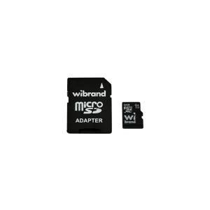 Карта пам'яті Wibrand 64GB mictoSD class 10 UHS-II (U3) V10 Read 80/Write 30 (WICDXU3/64GB-A)
