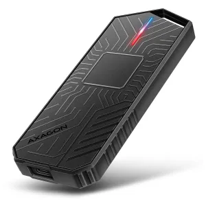 Кишеня зовнішня AXAGON USB-C 10Gbps metal box for M.2 NVMe & SATA SSD GAME (EEM2-GAM)