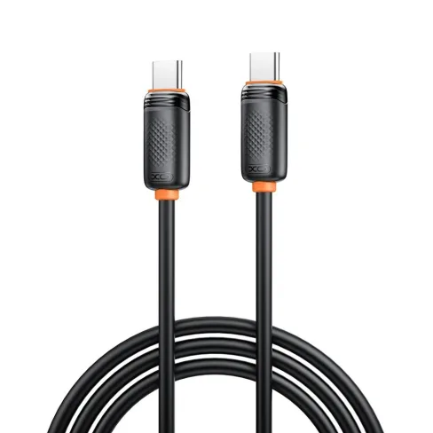 Дата кабель USB-C to USB-C 1.0m 27W black XO (XO-CB-300CC-BK)