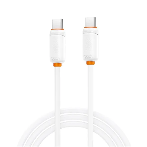 Дата кабель USB-C to USB-C 1.0m 27W white XO (XO-CB-300CC-WH)