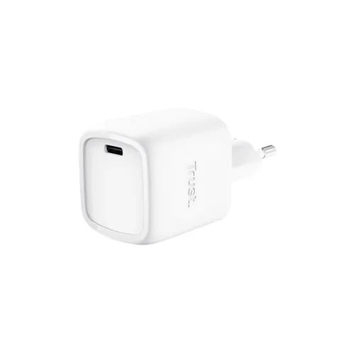 Зарядний пристрій Trust USB-C PD30W GaN white (25520_TRUST)