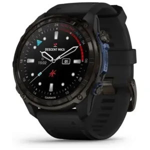 Смарт-часы Garmin Descent Mk3i, 51mm, Crbn Gry DLC Ti/Blk, Dive Computer, GPS (010-02752-11)