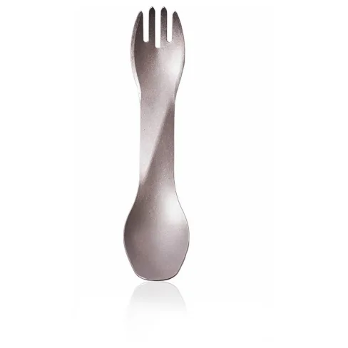 Ложка-виделка туристична Humangear GoBites Ti-Uno titanium (022.0055)