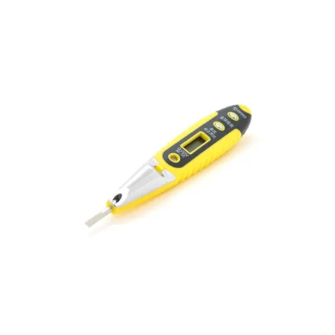 Тестер автомобильный Voltronic LD-805, 12–220V, цифровая индикация, черно-желтая ручка (LD-805)