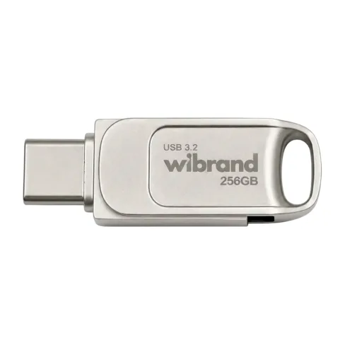 USB флеш накопитель Wibrand 256GB Bee Silver USB 3.2/Type-C (WI3.2TC/BE256TC039S)