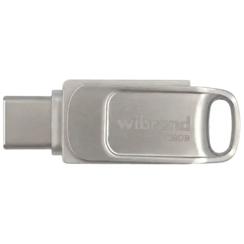 USB флеш накопитель Wibrand 128GB Bee Silver USB 3.2/Type-C (WI3.2TC/BE128TC039S)