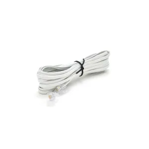 Патч-корд телефонный 5м RJ11 (6P4C) Voltronic (PC-5,0W)