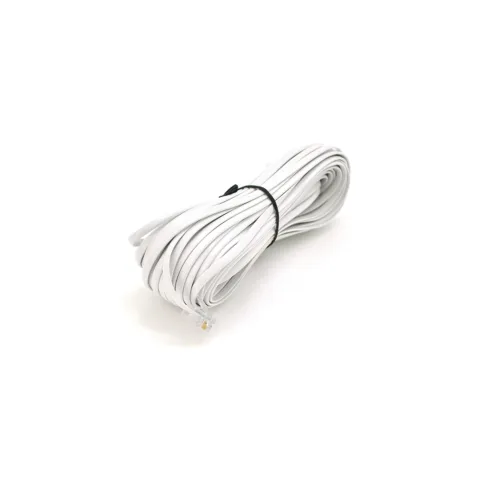Патч-корд телефонный 20м RJ11 (6P4C) Voltronic (PC-20,0W)