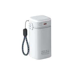 Батарея универсальная Atria 20000mAh, PD/22.5W, QC/3.0, Built-in flashlight, White (WPD-69)