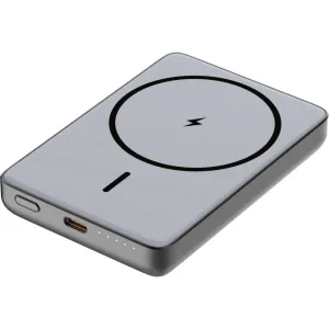 Батарея универсальная Atria 10000mAh, PD/20W, 15W Wireless MagSafe, Black (WPD-W72B)