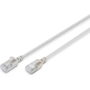 Патч-корд 0.5м, FTP, cat.6A, Sliim, AWG 32/7, Cu, LSZH, grey Digitus (DK-1632-A-005S)