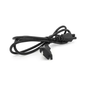 Кабель живлення C5 1.2m 0.5mm black Voltronic (PC-184/2 CEE7/16-C5-1.2M/42609)