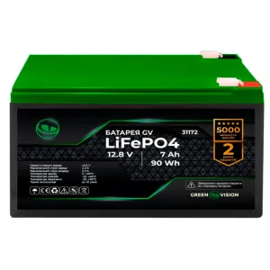 Батарея LiFePo4 Greenvision 12.8V - 7Ah (31172)