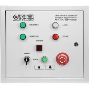 Автоматический ввод резерва (АВР) Konner&Sohnen KS ATS 4/63D-Inverter, 230/400В, 230В 14,5кВт, 63А, 400В 41,5кВт (KSATS4/63D-INVERTER)