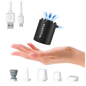 Насос для надувной мебели Flextail Tiny Pump, чорний (6975755961323)