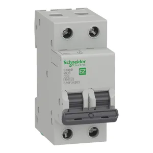 Автоматический выключатель Schneider Electric EZ9 2P 63A C (EZ9F34263)