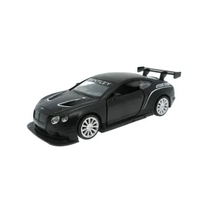 Масштабная модель автомобиля TechnoDrive Bentley Continental GT3 Черная матовая (250259)