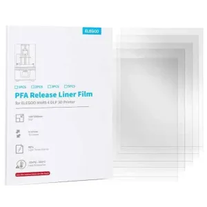 Запчастина для 3D-принтера ELEGOO PFA Release Liner Film for Mars4DLP 200*130*0.127mm, 5pcs (50.102.0120)