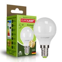 Лампочка Eurolamp LED G45 5W E14 3000K 220V (LED-G45-05143(P))