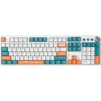 Клавіатура Aula F2088 PRO Plus 9 Orange Keys KRGD Blue USB UA White/Blue (6948391234908)