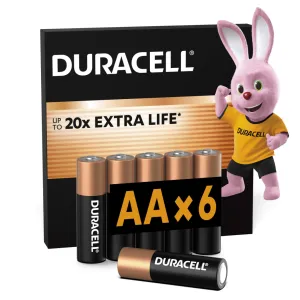 Батарейка Duracell AA лужні 6 шт. в упаковці (5007757)