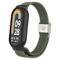 Ремешок для фитнес браслета Armorstandart Braided Solo Loop для Xiaomi Mi Band 8 Khaki (ARM69929)