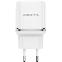 Зарядное устройство BOROFONE BA36A High speed single port QC3.0 charger set White (BA36AW)