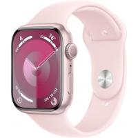 Смарт-часы Apple Watch Series 9 GPS 45mm Pink Aluminium Case with Light Pink Sport Band - S/M (MR9G3QP/A)