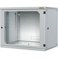 Шкаф настенный Conteg 6U 19" 600 мм, съемные боковые панели, RAL7035 (RUN-06-60/60-I)