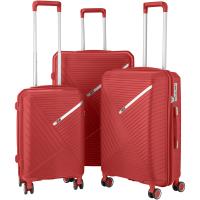 Набір валіз 2E Sigma (L+M+S) червоний (2E-SPPS-SET3-RD)