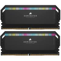 Модуль памяти для компьютера DDR5 32GB (2x16GB) 6000 MHz Dominator Platinum RGB Black Corsair (CMT32GX5M2X6000C36)