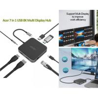 Порт-репликатор Acer 7-in-1, 8K, HDMI, DP, 2xUSB3.2, USB-C, RJ45, 3.5mm AP (HP.DSCAB.013)