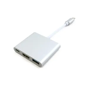 Порт-реплікатор Extradigital USB Type-C to HDMI/USB 3.0/Type-C (0.15m) (KBH1691)