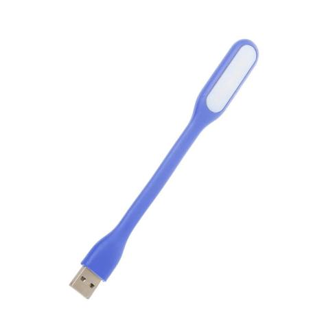 Лампа USB Optima LED, гнучка, синій (UL-001-BLU)
