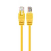 Патч-корд 0.25м UTP cat 6 CCA yellow Cablexpert (PP6U-0.25M/Y)