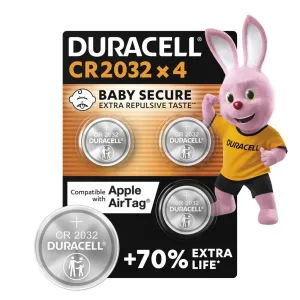 Батарейка Duracell CR 2032 / DL 2032 * 4 (5007662/5010951/5014799)