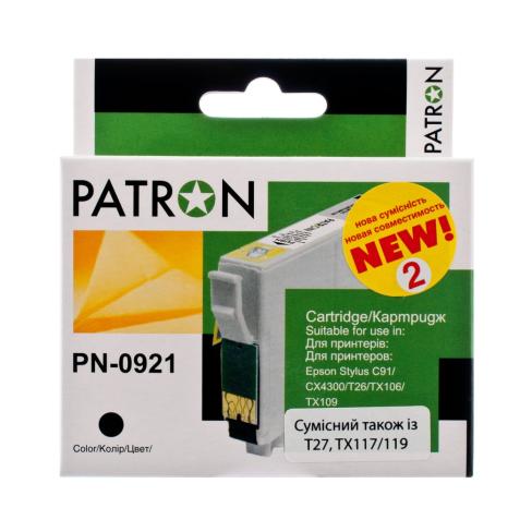 Картридж Patron Epson T0921/T1081 (C13T10814A10) 260c, Black (PN-0921)