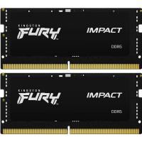Модуль памяти для ноутбука SoDIMM DDR5 16GB (2x8GB) 6000 MHz Impact Kingston Fury (ex.HyperX) (KF564S38IB-16)