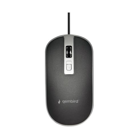 Мышка Gembird MUS-4B-06-BS USB Black-Gray (MUS-4B-06-BS)