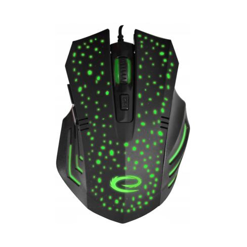Мишка Esperanza MX212 Galaxy USB Black-Green