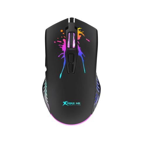 Мишка Xtrike GM-215 RGB-LED USB Black (GM-215)
