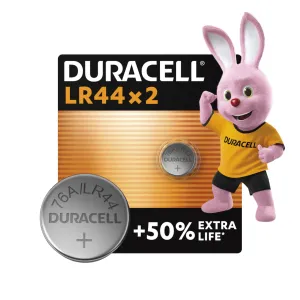 Батарейка Duracell LR44 / V13GA / A76 * 2 (5000394504424 / 5007795)