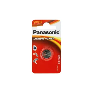 Батарейка Panasonic CR 1616 * 1 LITHIUM (CR-1616EL/1B)