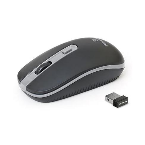 Мышка REAL-EL RM-303 black-grey
